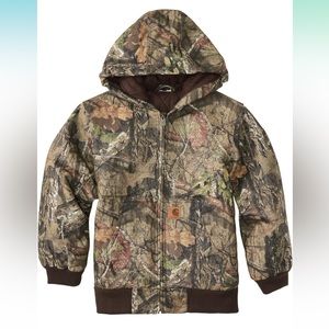 Carhartt Boys' Big Mossy Oak Camo Active Jacket Size L 14-16
